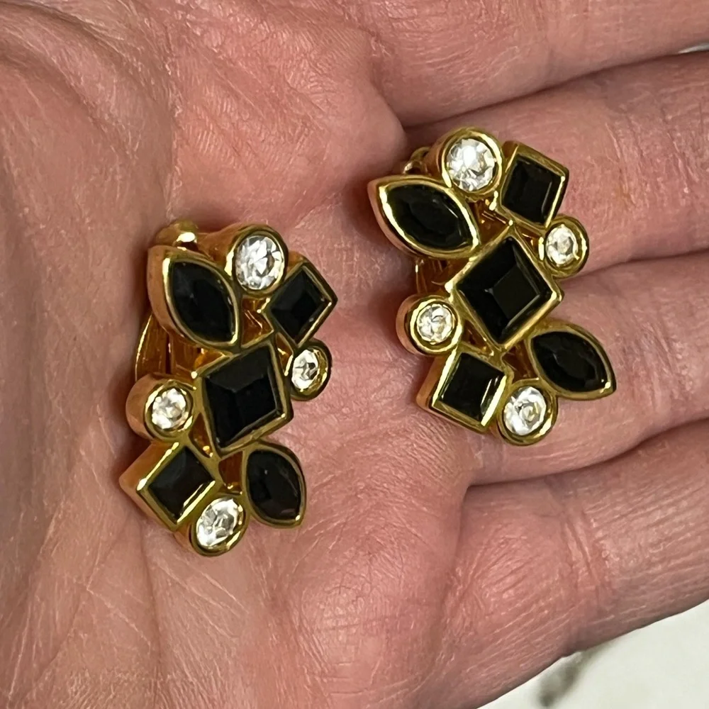 Swarovski SAL Vintage Clip On Earrings